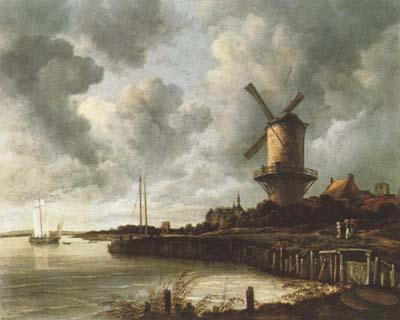Jacob van Ruisdael The Windmill at Wijk Bij Duurstede (mk08) oil painting image